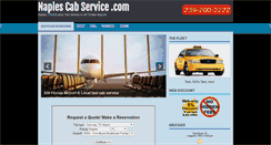 Desktop Screenshot of naplescabservice.com